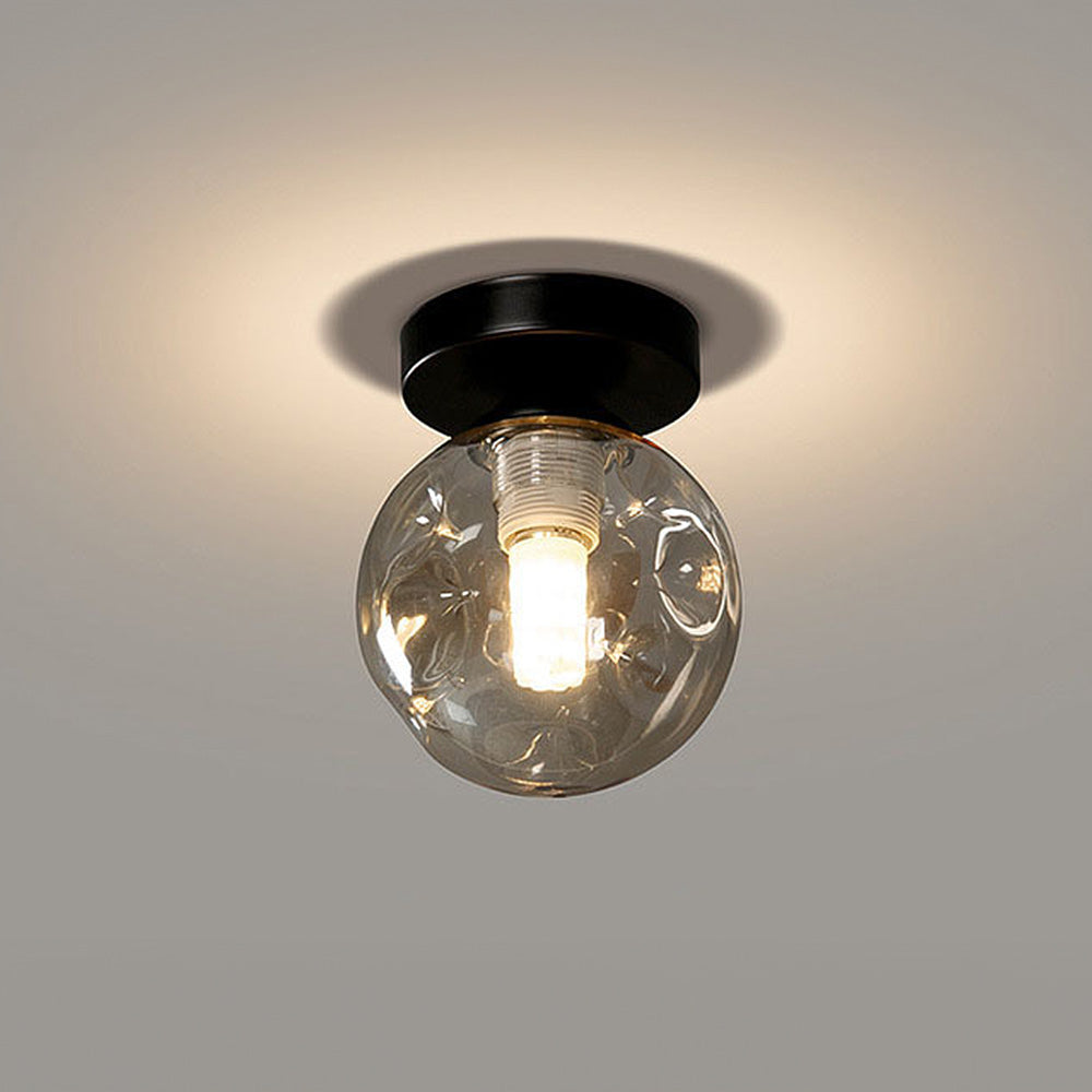 Scandinavian Glass Ball Ceiling Light -Lampsmodern