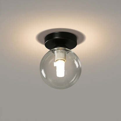 Scandinavian Glass Ball Ceiling Light -Lampsmodern