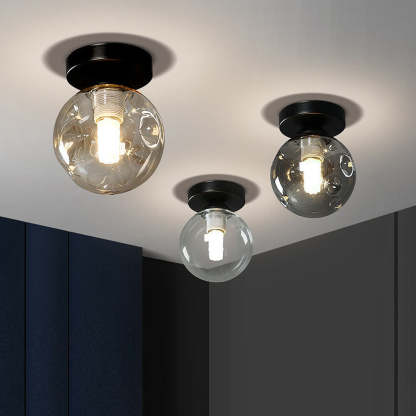 Scandinavian Glass Ball Ceiling Light -Lampsmodern