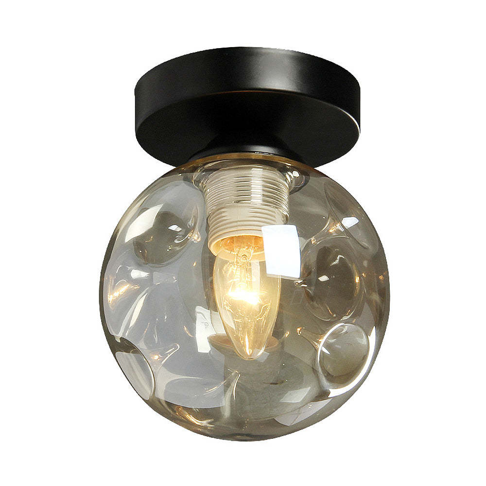 Scandinavian Glass Ball Ceiling Light -Lampsmodern