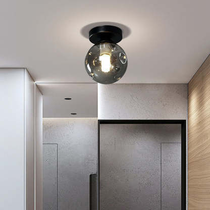Scandinavian Glass Ball Ceiling Light -Lampsmodern