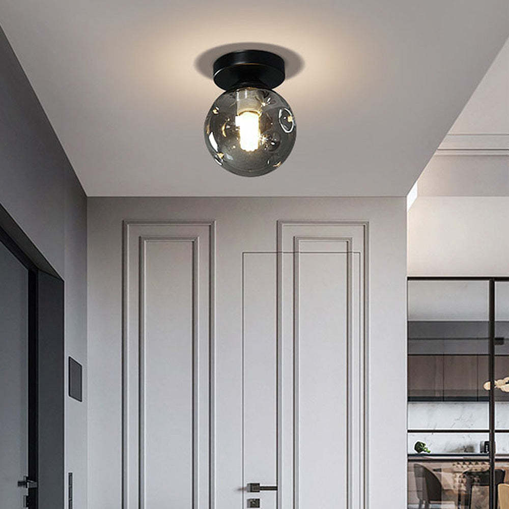 Scandinavian Glass Ball Ceiling Light -Lampsmodern