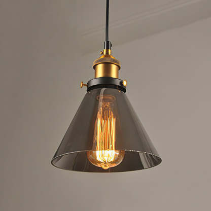 Nordic Simple Clear Glass Bedside Pendant Lighting