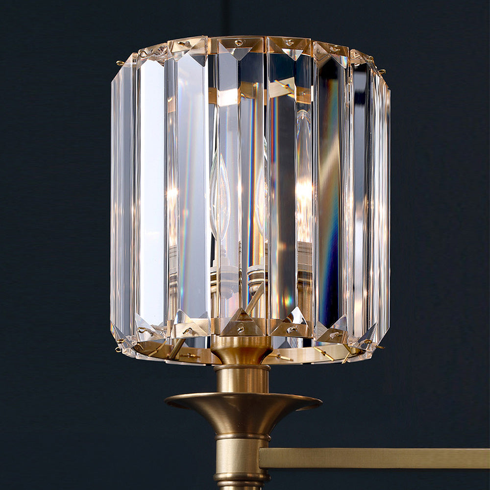Luxury Clear Crystal Round Small Wall Light