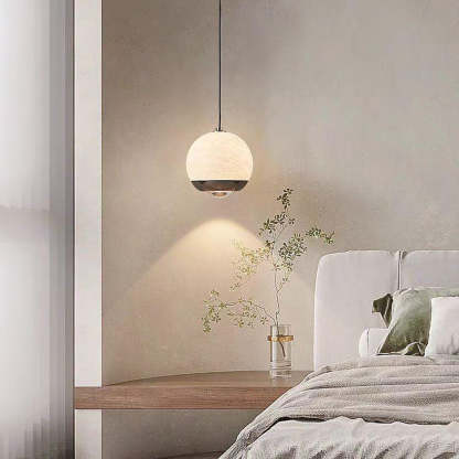 Nordic Marble Alabaster Globe Pendant Lamp -Homdiy