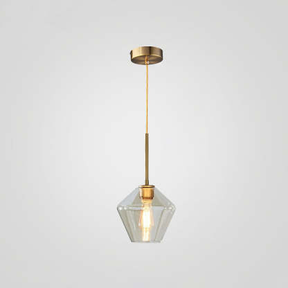 Art Deco Glass Kitchen Pendant Light