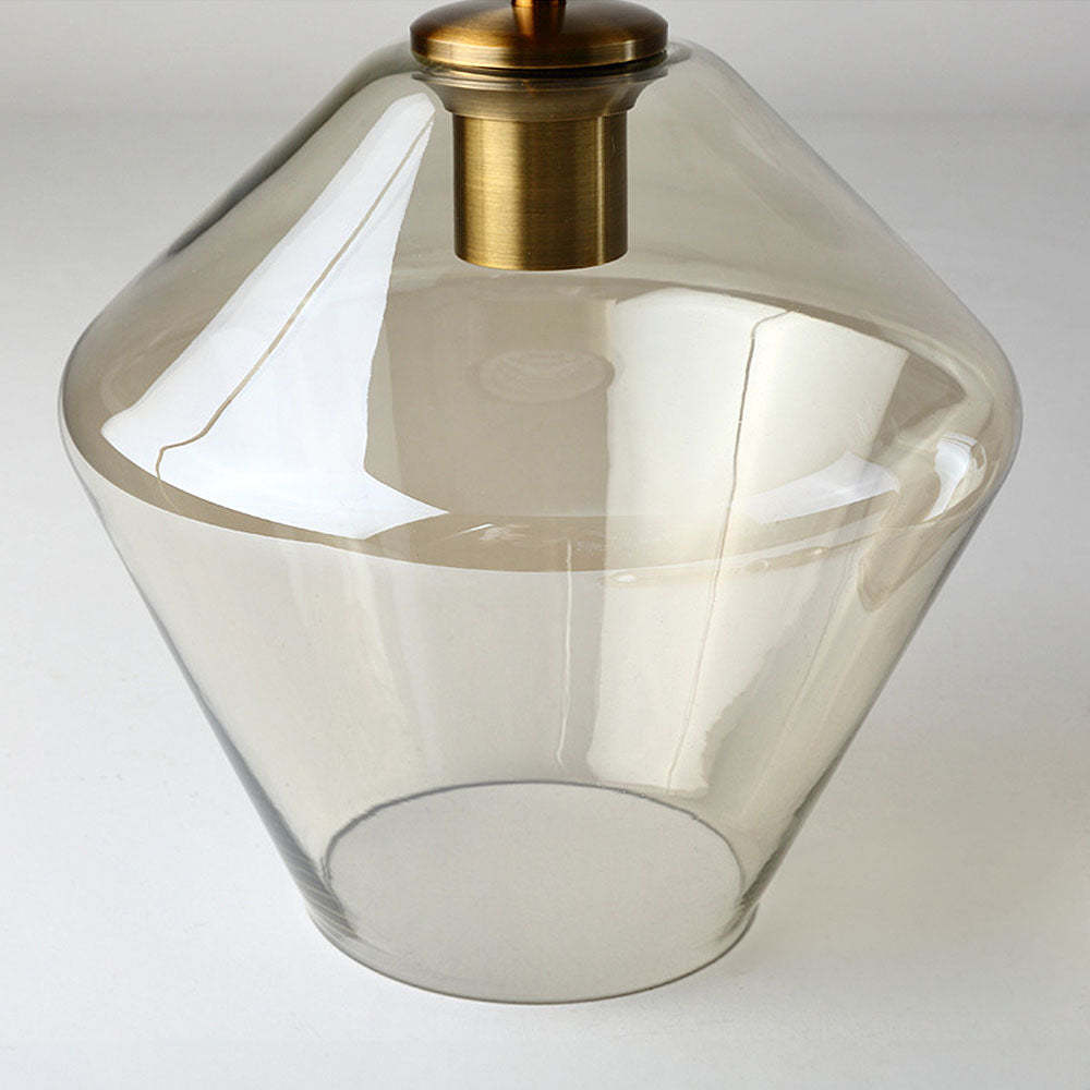 Art Deco Glass Kitchen Pendant Light
