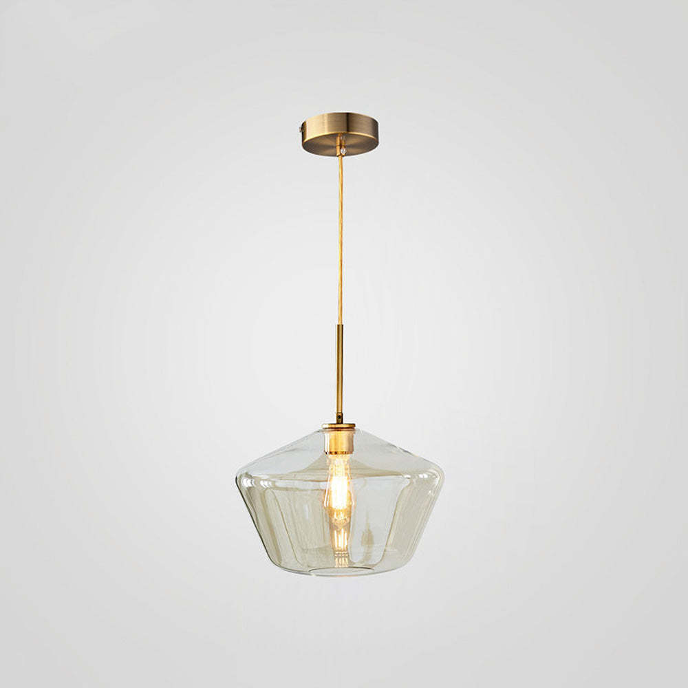 Art Deco Glass Kitchen Pendant Light