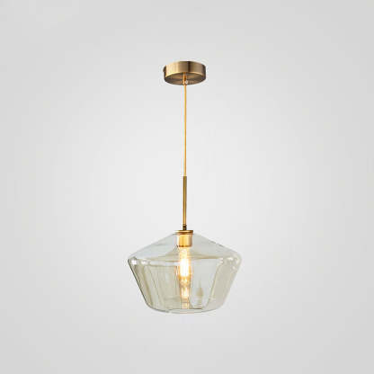 Art Deco Glass Kitchen Pendant Light
