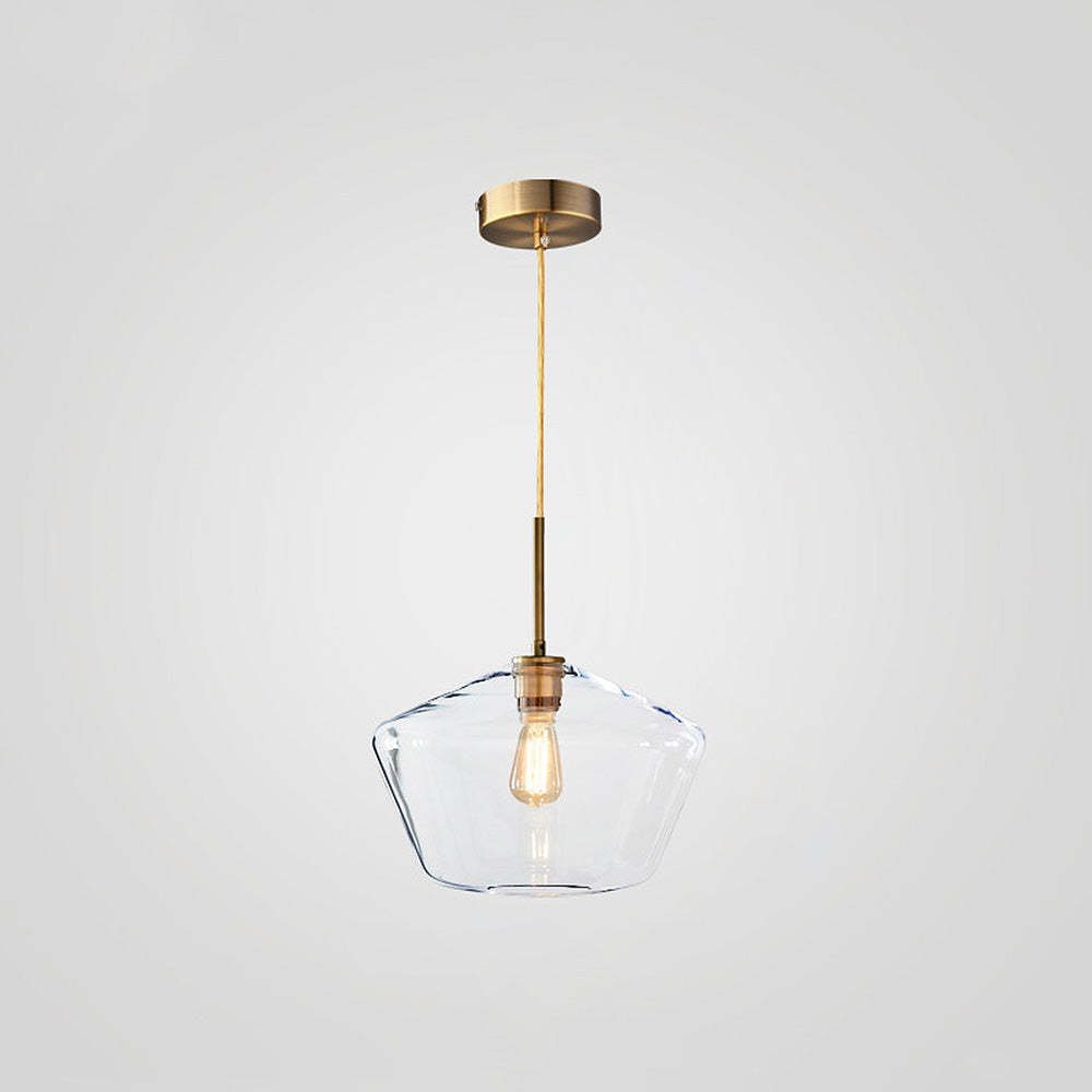 Art Deco Glass Kitchen Pendant Light