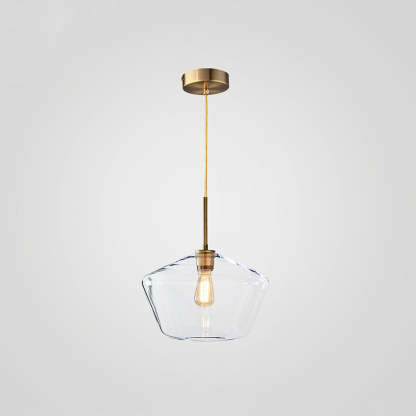 Art Deco Glass Kitchen Pendant Light