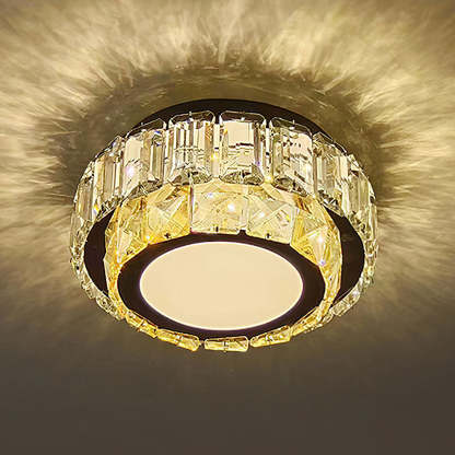 Luxury Crystal Hallway Flush Mount Ceiling Lights