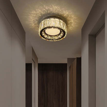 Luxury Crystal Hallway Flush Mount Ceiling Lights