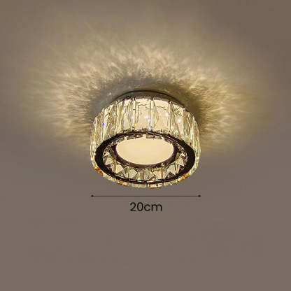 Luxury Crystal Hallway Flush Mount Ceiling Lights