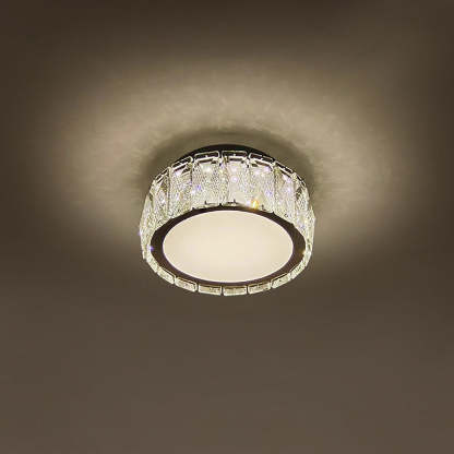 Luxury Crystal Hallway Flush Mount Ceiling Lights