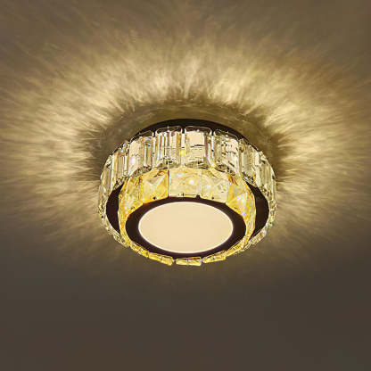 Luxury Crystal Hallway Flush Mount Ceiling Lights