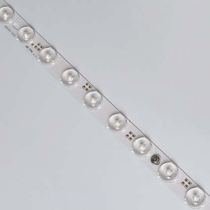 Wood Color LED Semi Ceiling Light For Bedroom