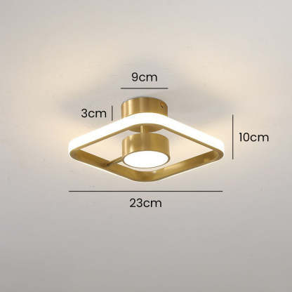 Contemporary Square Acrylic Hallway Ceiling Lights