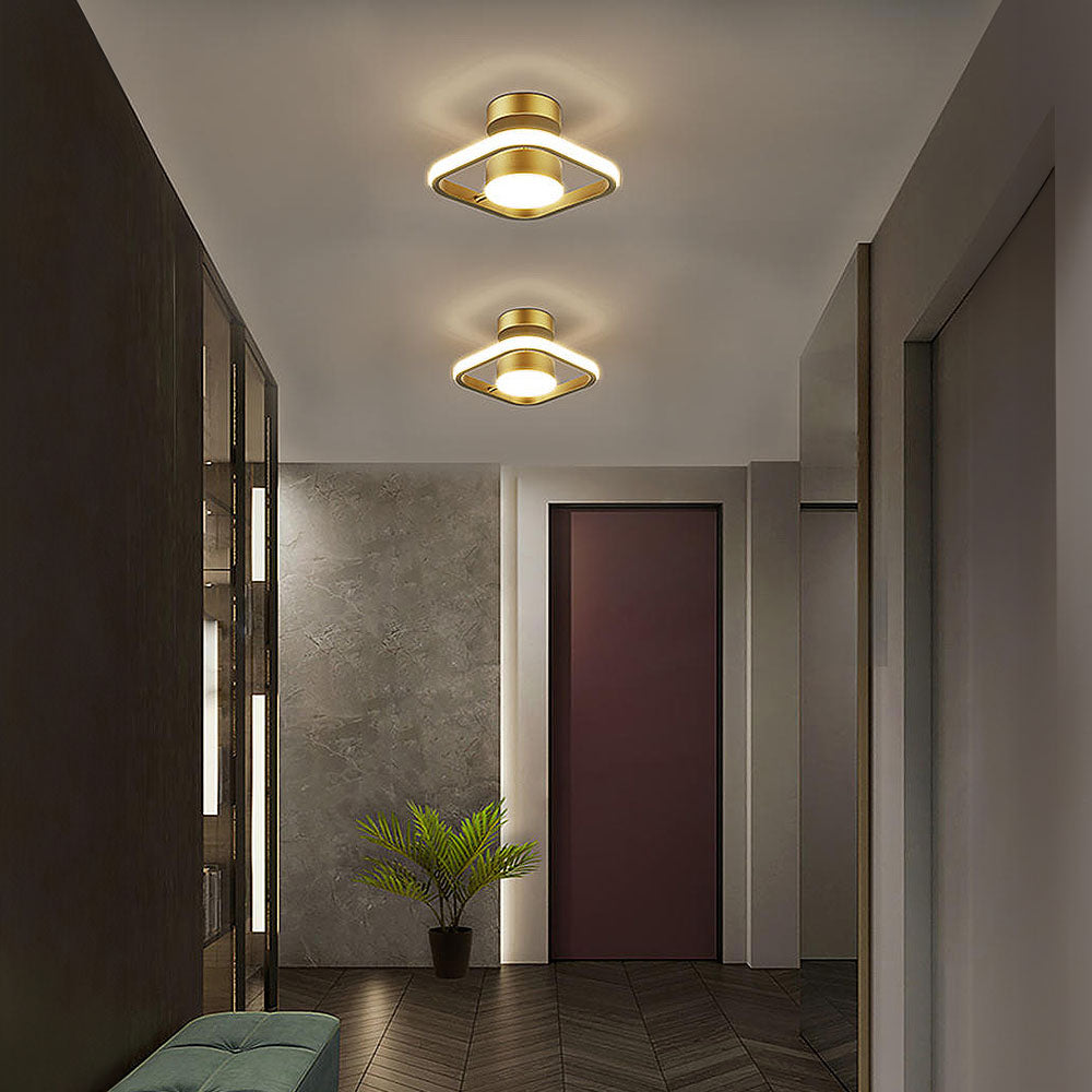 Contemporary Square Acrylic Hallway Ceiling Lights
