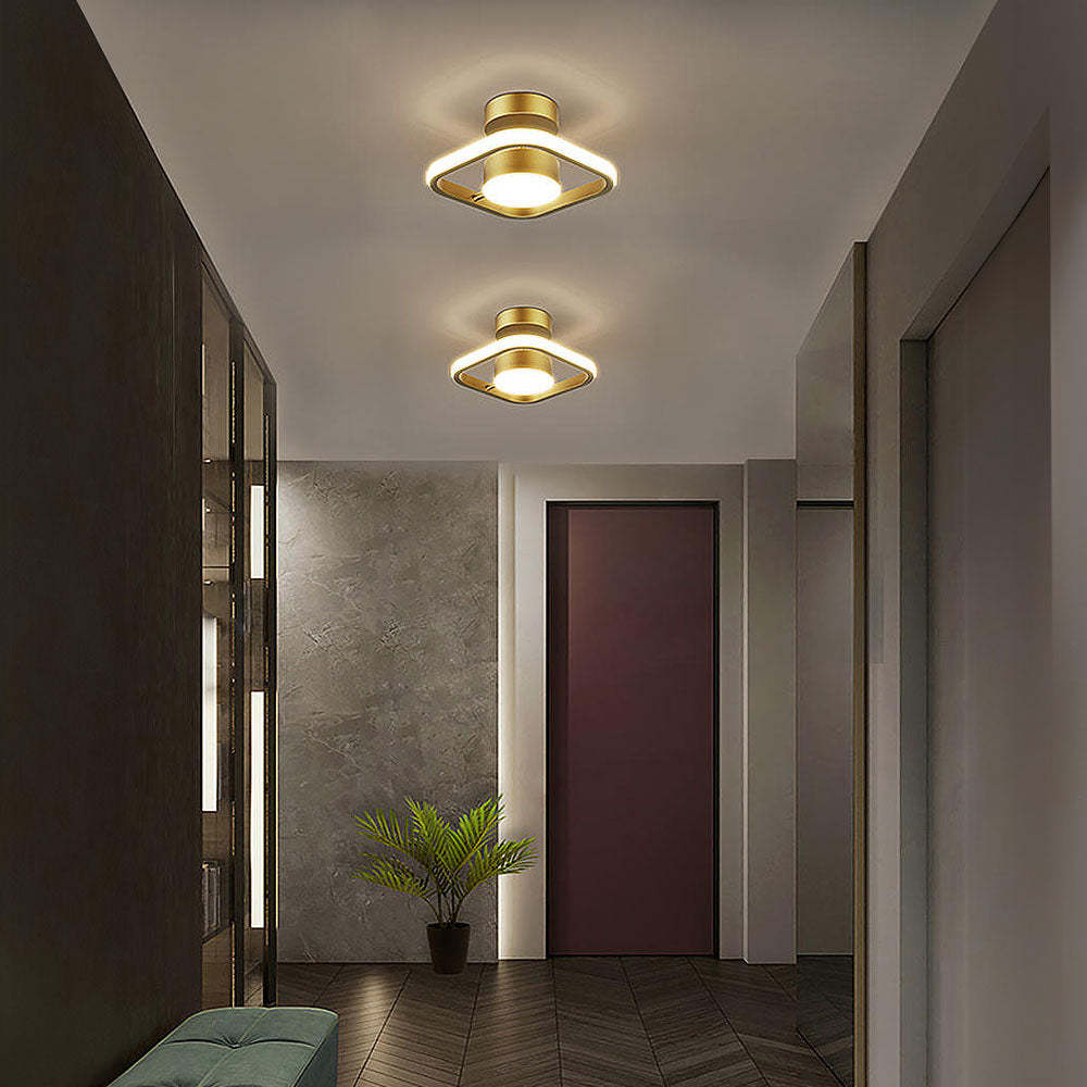 Contemporary Square Acrylic Hallway Ceiling Lights