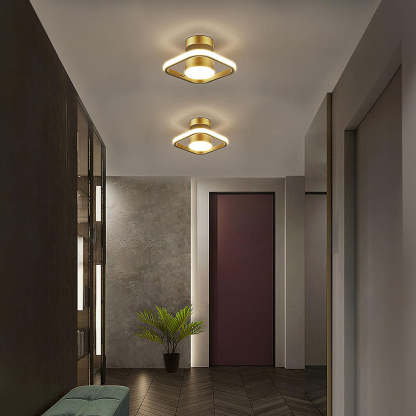 Contemporary Square Acrylic Hallway Ceiling Lights