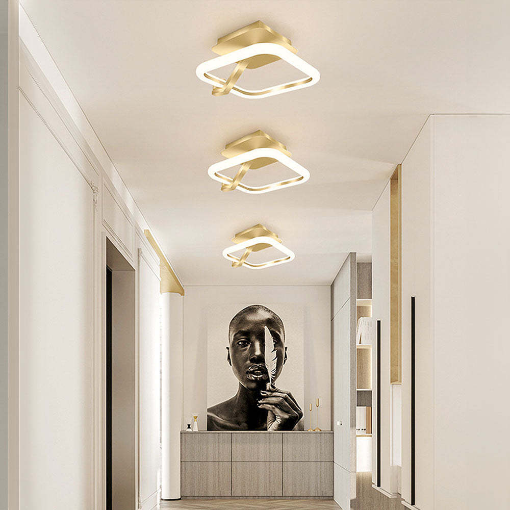 Lampsmodern Hallway Ceiling Light Gold Living Room LED Ceiling Lights