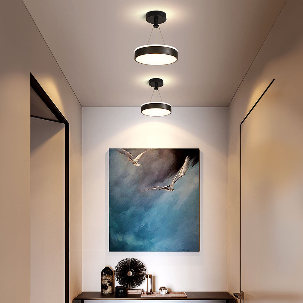 Modern Round Iron Hallway Ceiling Lights