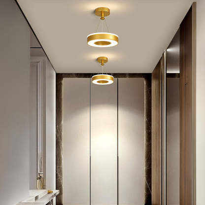 Lampsmodern Modern LED Ceiling Lights Gold Ceiling Lamp For Hallway