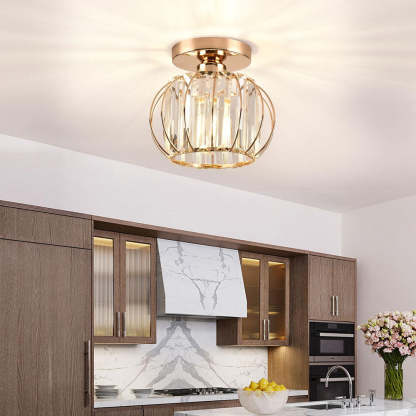 Crystal Luxury Bright Ceiling Lights For Hallway