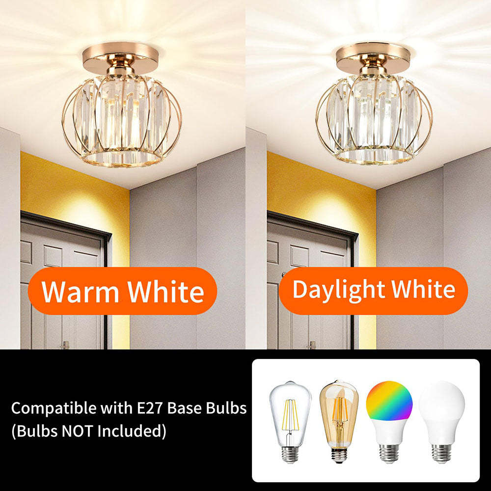 Crystal Luxury Bright Ceiling Lights For Hallway
