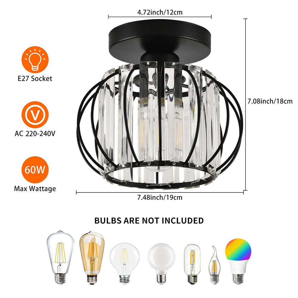 Crystal Luxury Bright Ceiling Lights For Hallway