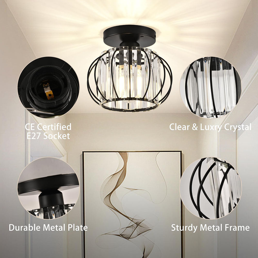Crystal Luxury Bright Ceiling Lights For Hallway