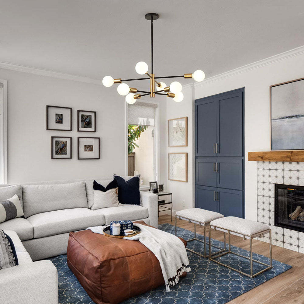 Simple Modern Black Ceiling Light For Bedroom