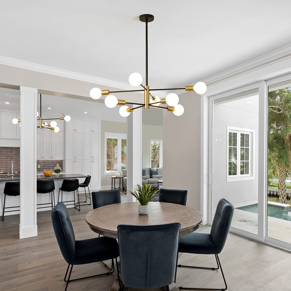 Simple Modern Black Ceiling Light For Bedroom