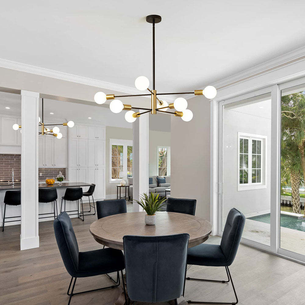 Simple Modern Black Ceiling Light For Bedroom