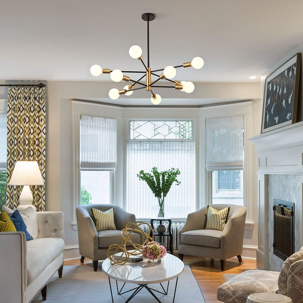 Simple Modern Black Ceiling Light For Bedroom