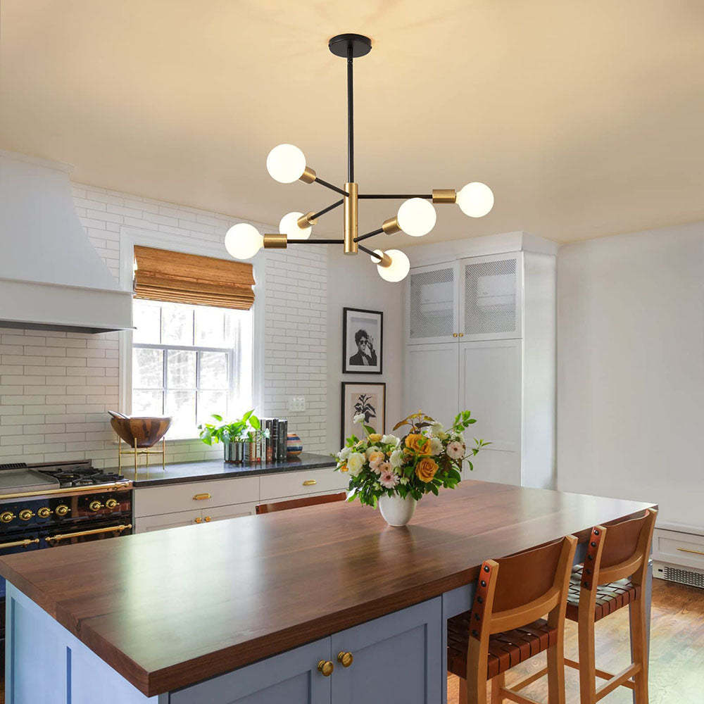 Simple Modern Black Ceiling Light For Bedroom