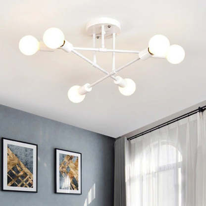 Semi Flush Mount Iron Bedroom Ceiling Lights