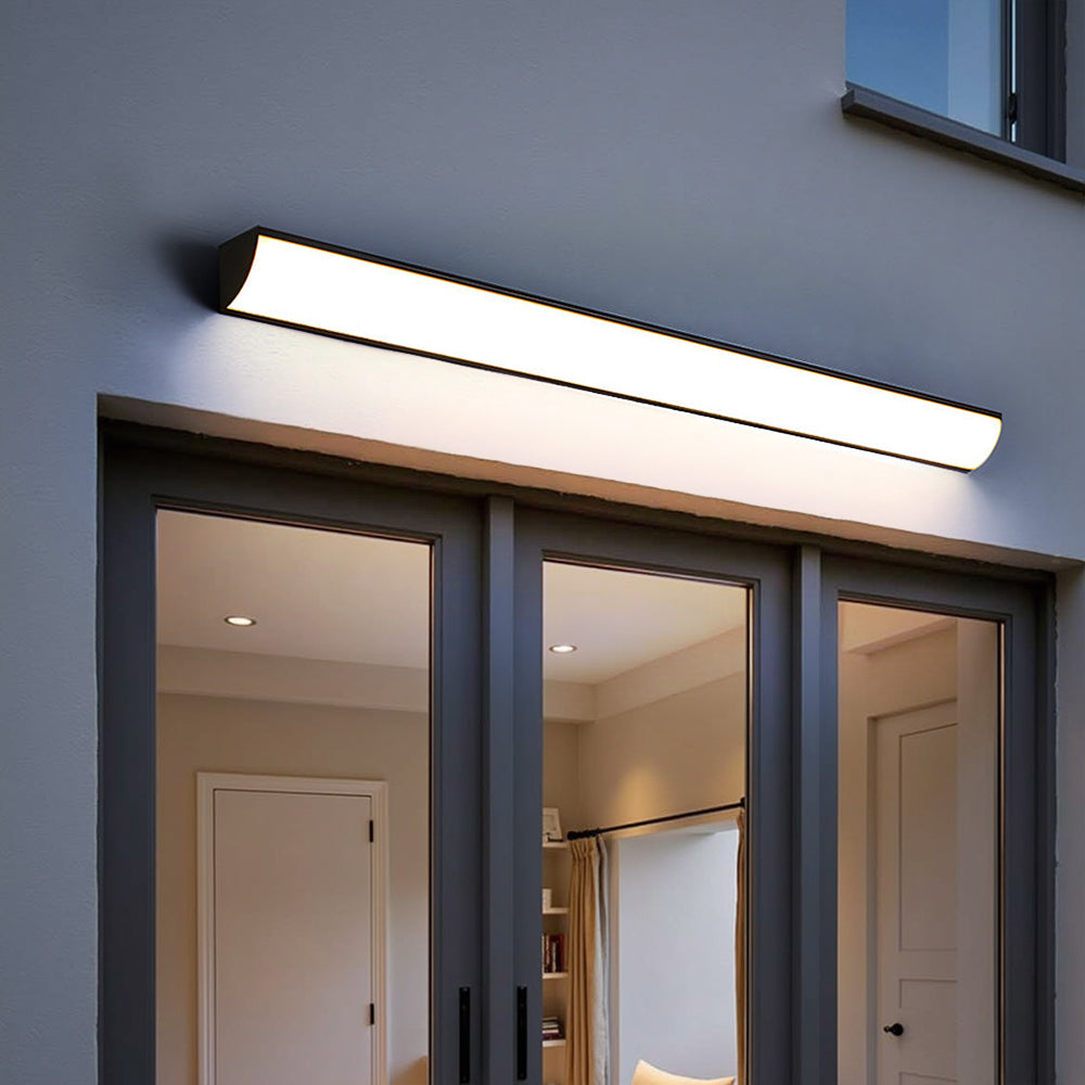 IP65 Modern Outdoor Long Wall Sconce Exterior Waterproof Modern Porch Garage Balcony