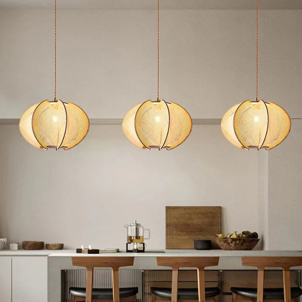Mid-Century Scandinavian Wood Pendant Lights -Homdiy