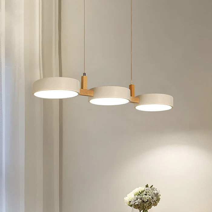 Contemporary Cylinder Multi Light Nordic Pendant Light