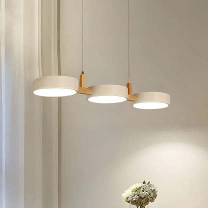 Contemporary Cylinder Multi Light Nordic Pendant Light