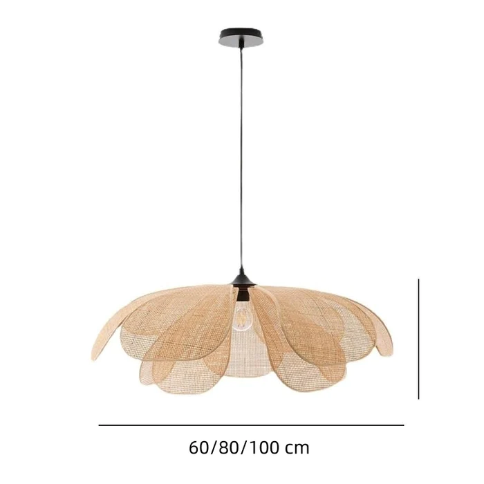 Natural Rattan Kitchen Pendant lighting