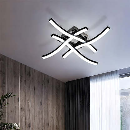 Modern design black LED ceiling light for bedroom | Lampsmodern