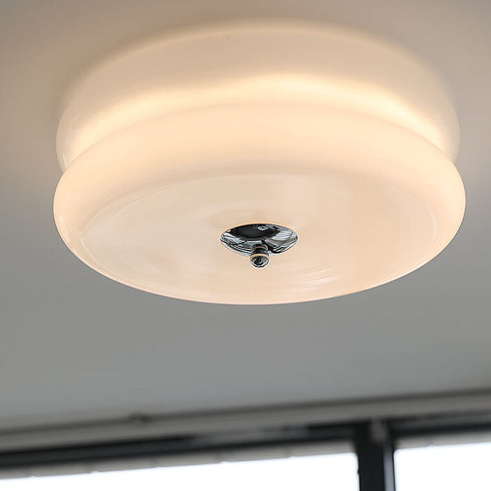 Art LED Glass Flush Mount Ceiling Lights -Homdiy
