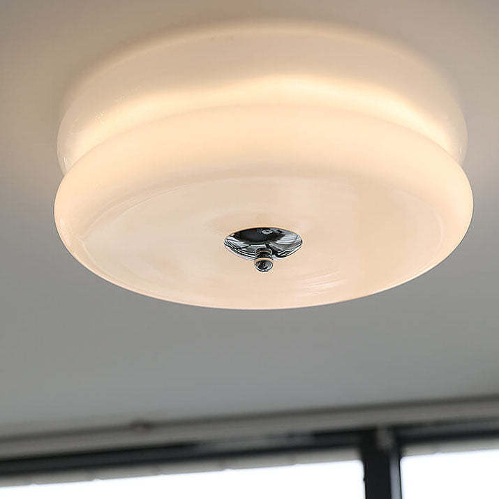 Art LED Glass Flush Mount Ceiling Lights -Homdiy