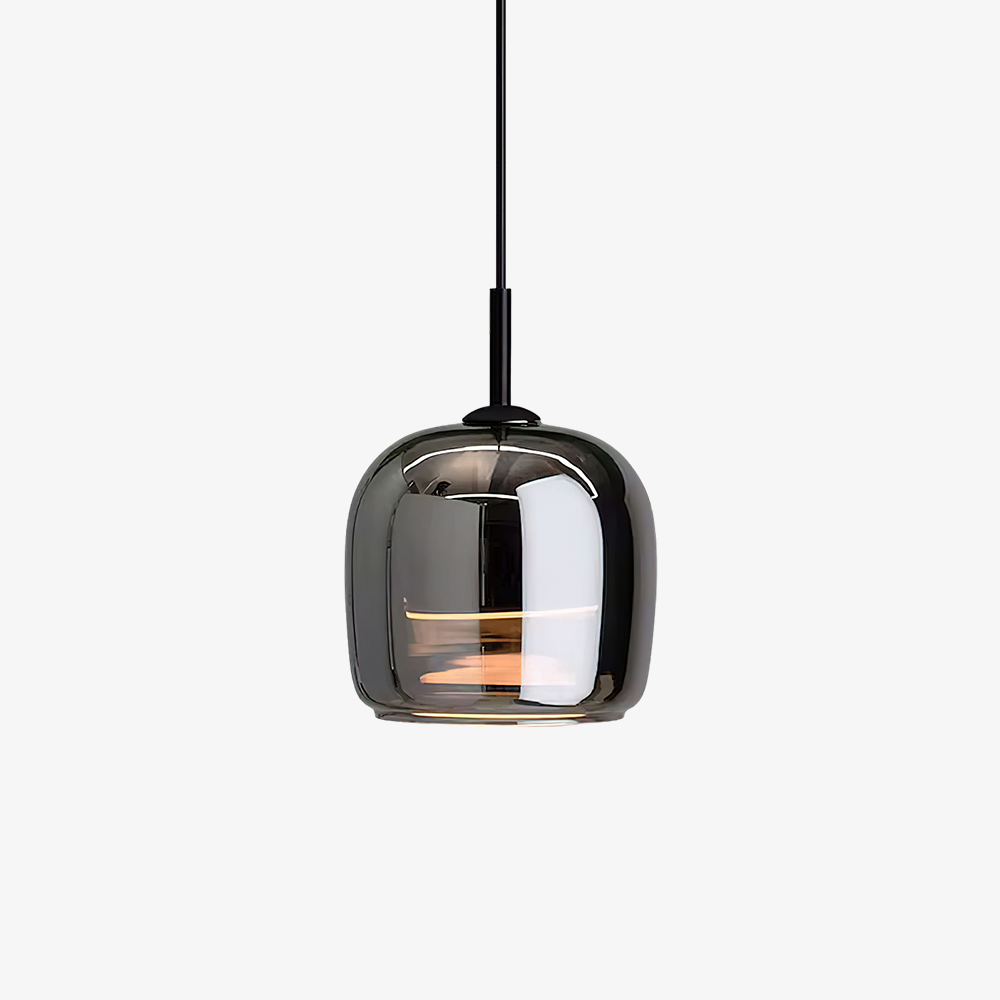 Modern Simple Glass Bowl Led Kitchen Pendant Light