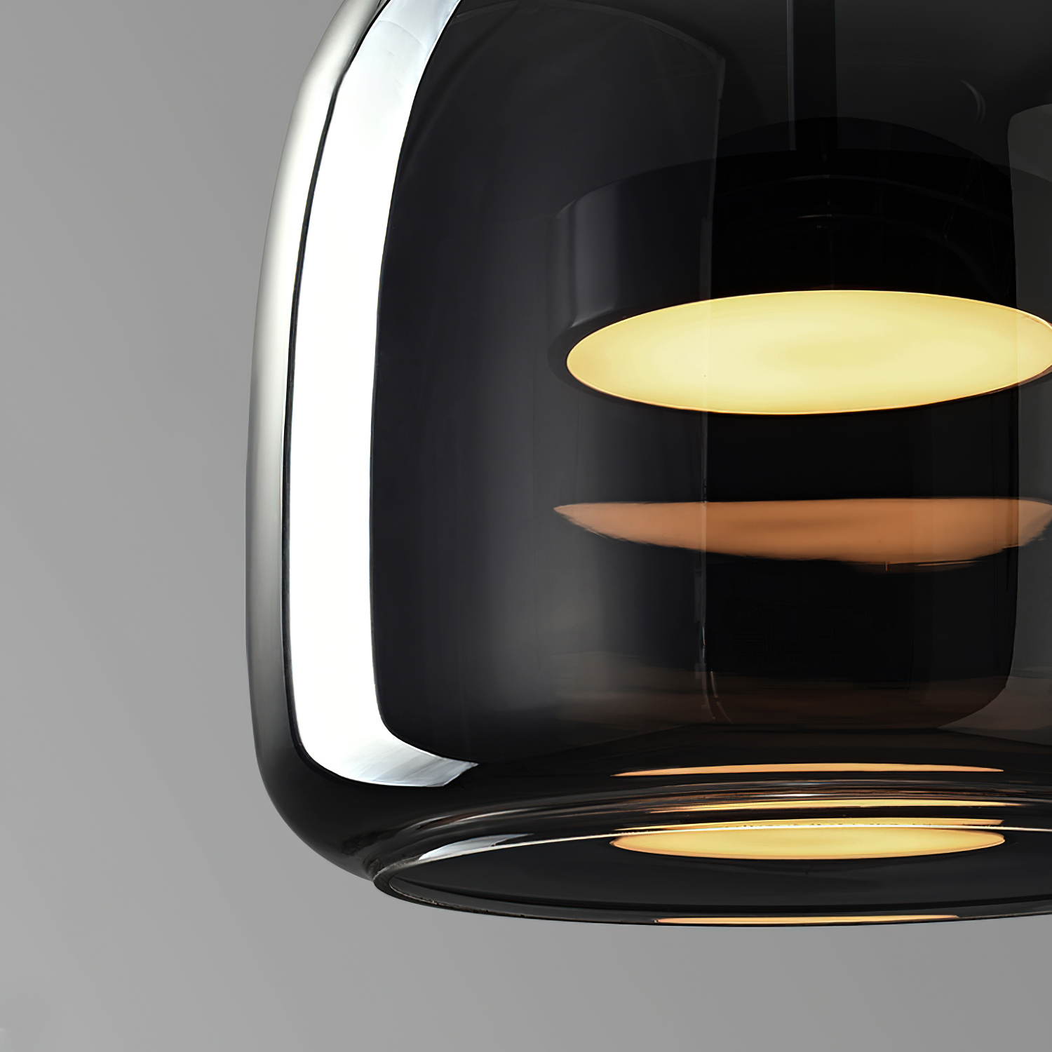 Modern Simple Glass Bowl Led Kitchen Pendant Light