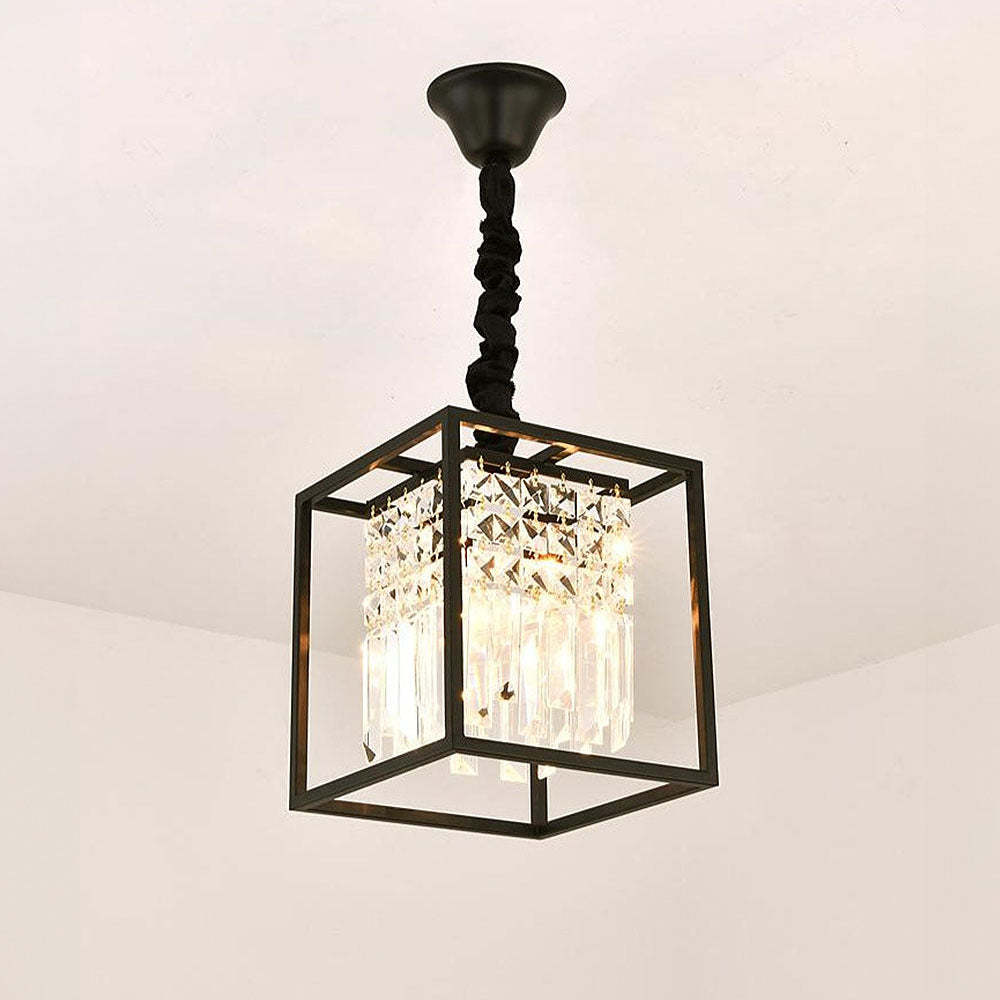 Lampsmodern Pendant Lights Crystal Long Dining Table Pendant Light Lamp