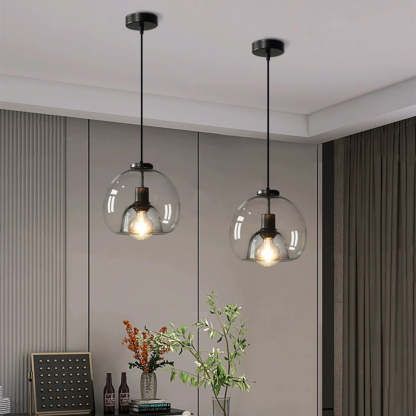 Modern Multi-Head Glass Kitchen Pendant Lights